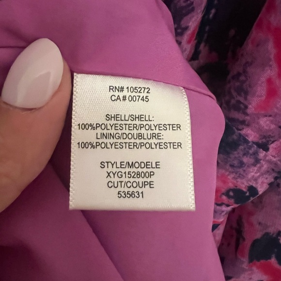 H by Halston Floral Dress - Pink and Purple - Picture 5 of 5